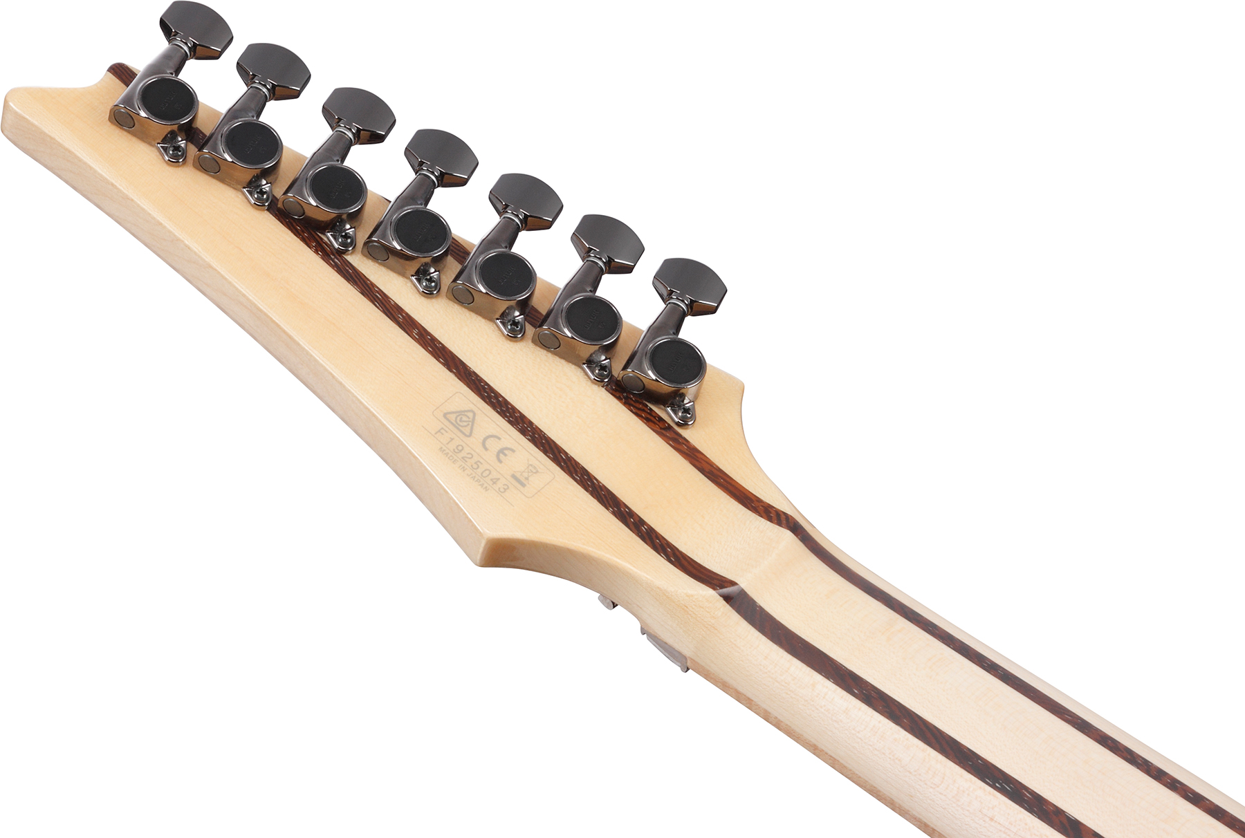 Ibanez Rg8527 Bre J.custom Jap 7c 2h Dimarzio Fr Eb - Black Rutile - 7-snarige elektrische gitaar - Variation 4