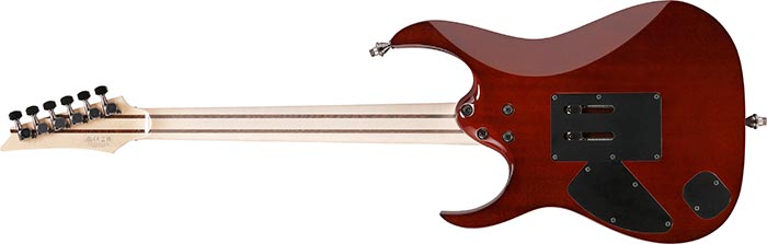 Ibanez Rg8570 Bsr J.custom Jap Hsh Dimarzio Fr Rw - Brownish Sphalerite - Elektrische gitaar in Strat vorm - Variation 1