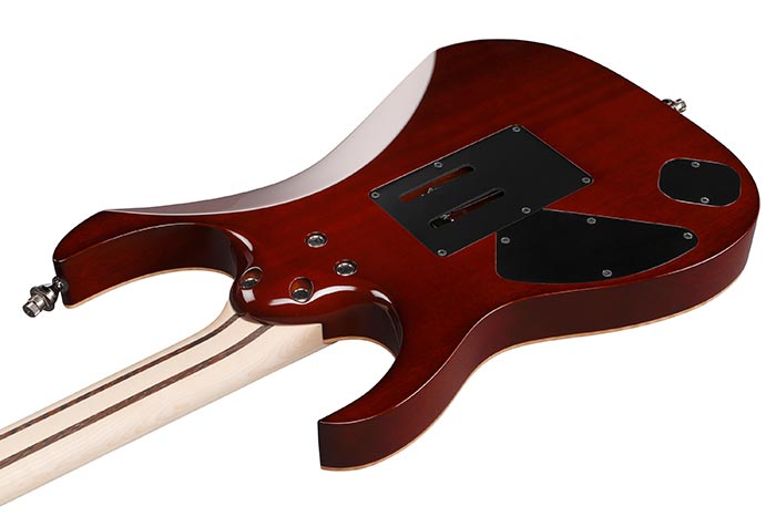Ibanez Rg8570 Bsr J.custom Jap Hsh Dimarzio Fr Rw - Brownish Sphalerite - Elektrische gitaar in Strat vorm - Variation 3