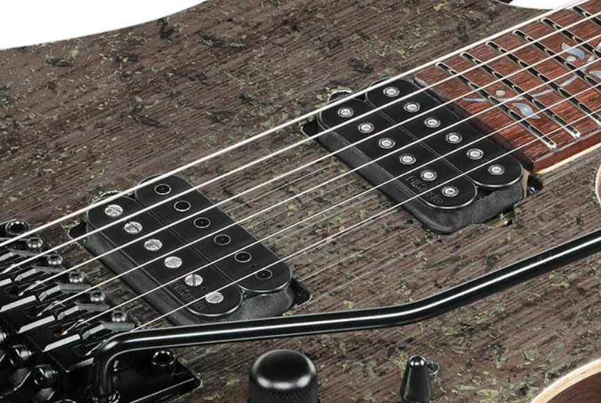Ibanez Rg8620 Bqz J.custom Jap 2h Dimarzio Fr Eb - Black Quartz - Elektrische gitaar in Strat vorm - Variation 2