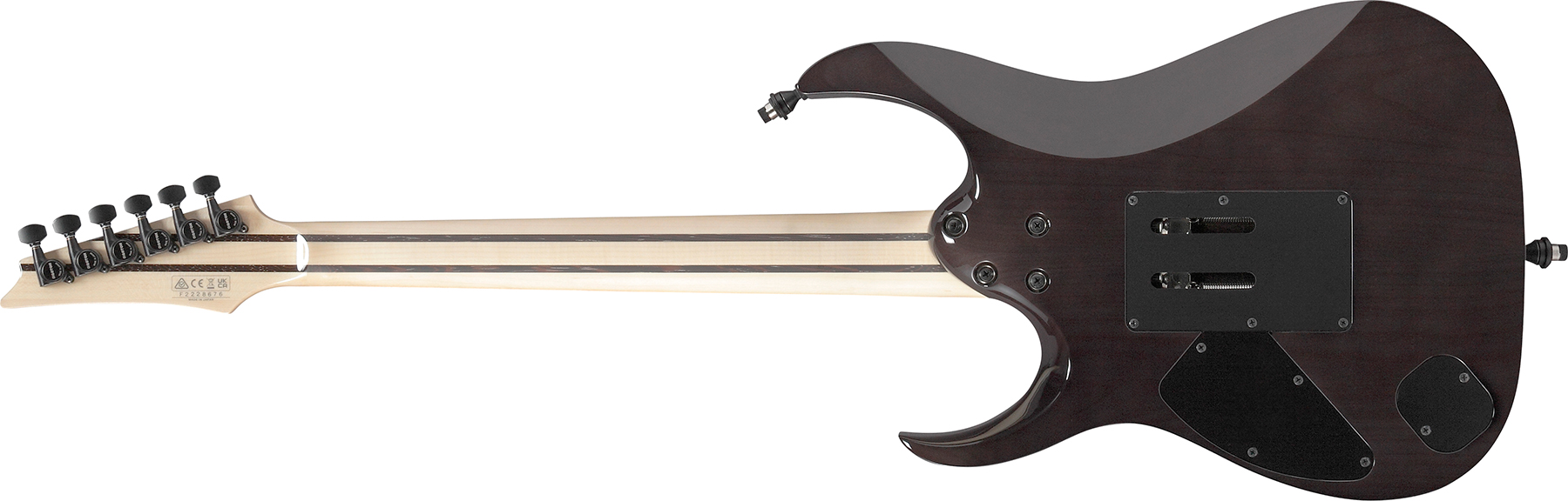 Ibanez Rg8870 Bre J.custom Jap Hsh Dimarzio Fr Eb - Black Rutile - Elektrische gitaar in Str-vorm - Variation 1