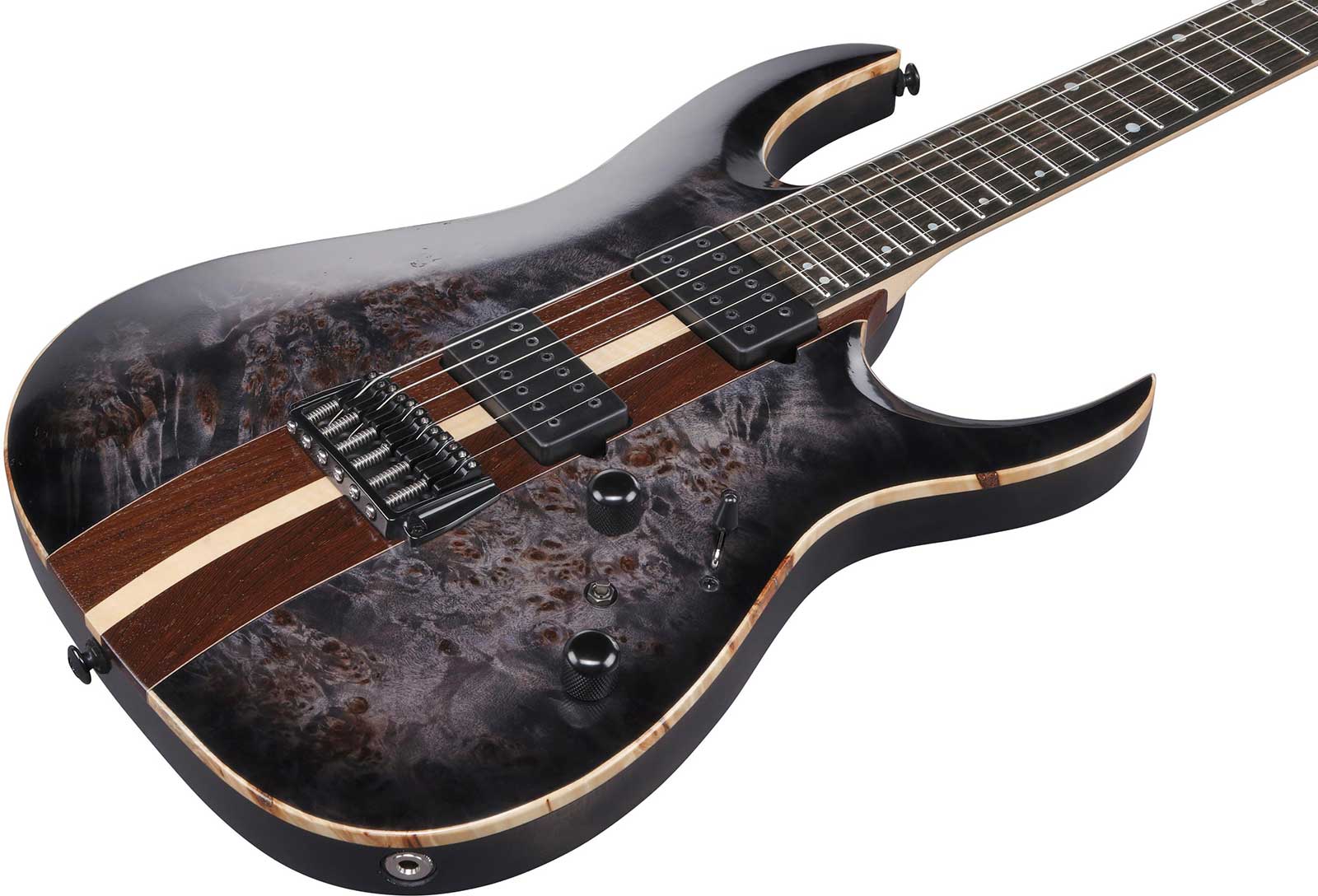Ibanez Rga21p1pb Drl Premium 2h Dimarzio Ht Eb - Deep Twilight Burst - Elektrische gitaar in Strat vorm - Variation 2