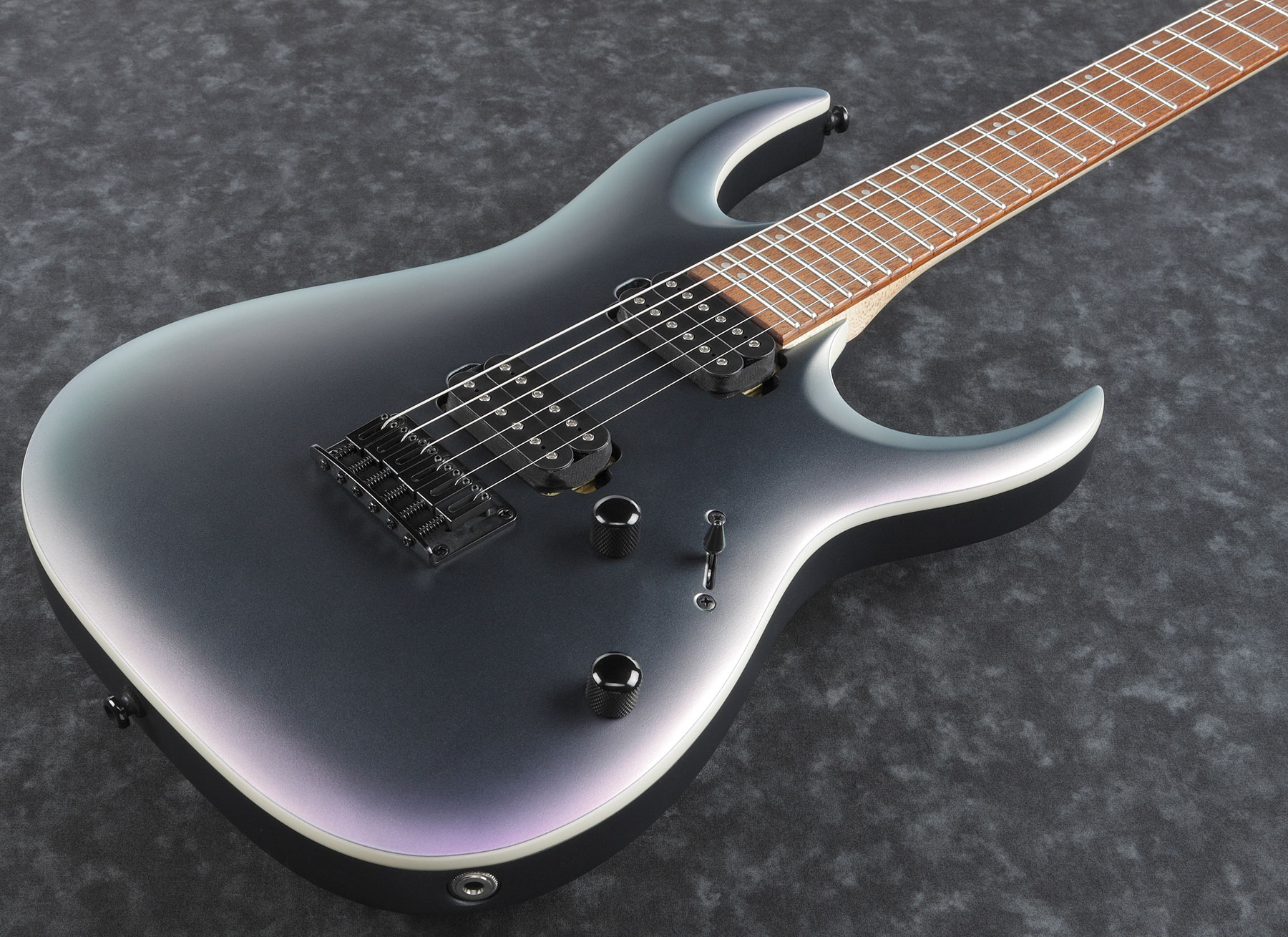 Ibanez Rga42ex Bam Standard Ht Hh Jat - Black Aurora Burst Matte - Elektrische gitaar in Str-vorm - Variation 2
