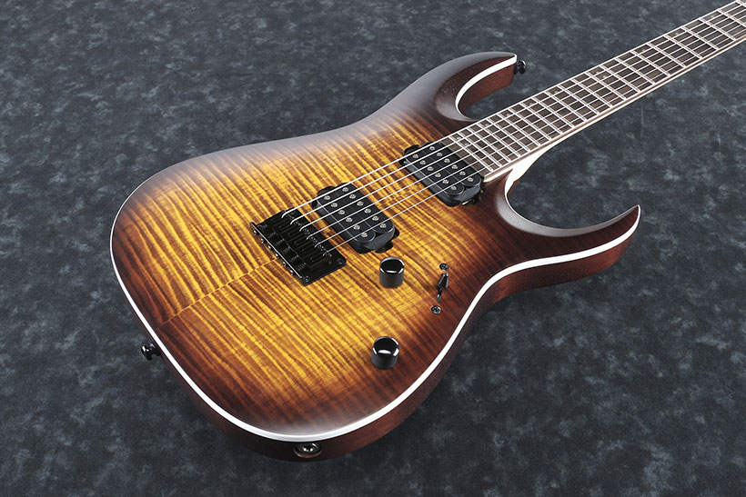 Ibanez Rga42fm Def Standard Hh Ht Rw - Dragon Eye Burst - Elektrische gitaar in Str-vorm - Variation 1