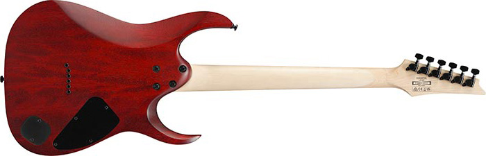 Ibanez Rga42fml Tgf Lh Standard Gaucher 2h Ht Rw - Transparent Grey Flat - Elektrische gitaar in Str-vorm - Variation 1
