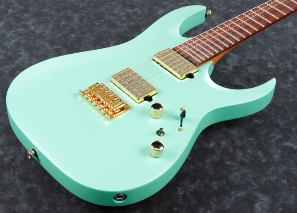 Ibanez Rga42hp Sfm Standard Hh Dimarzio Ht Jat - Sea Foam Green - Elektrische gitaar in Str-vorm - Variation 1