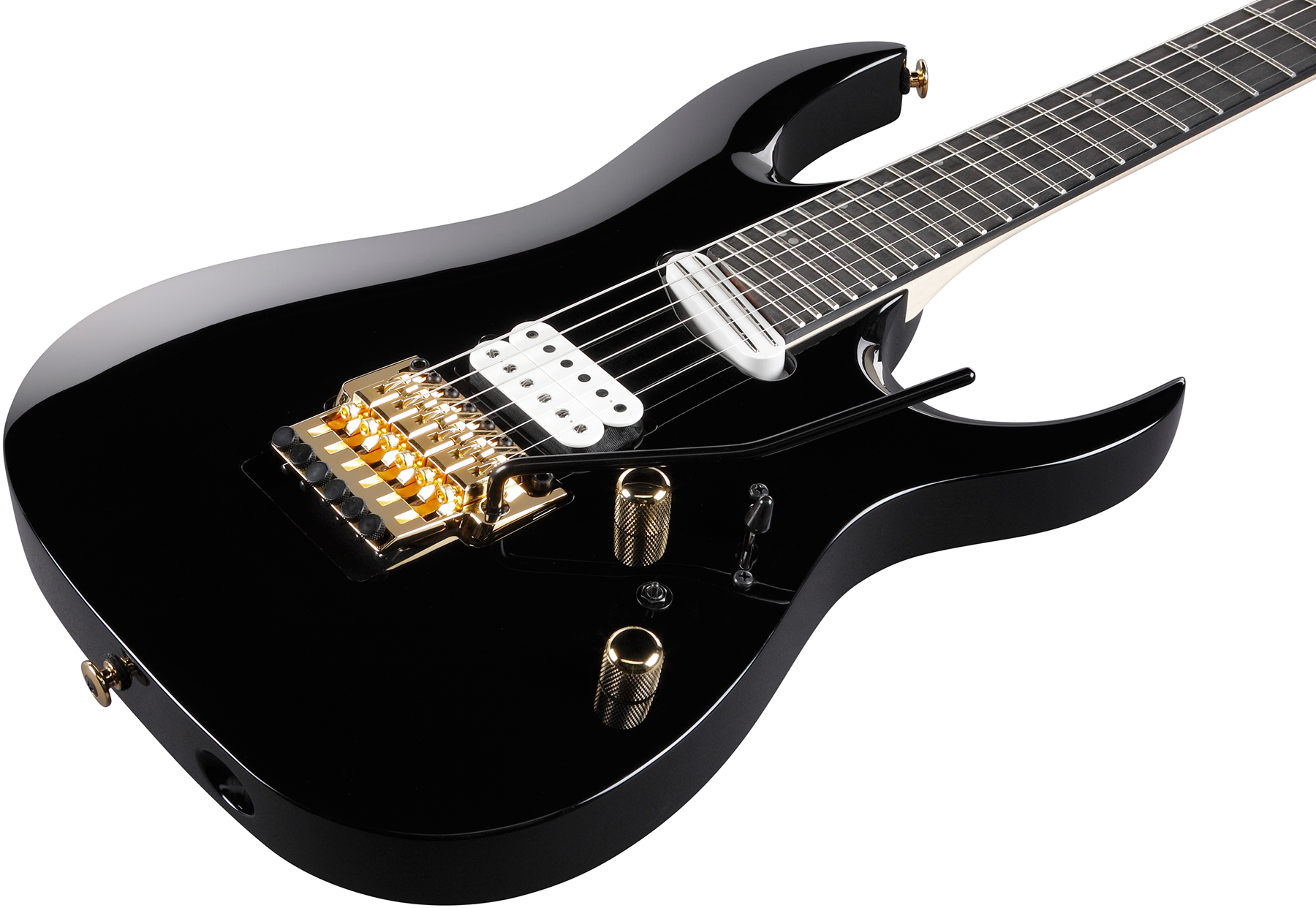 Ibanez Rga622xh Bk Prestige Jap 2h Dimarzio Fr Eb - Black - Elektrische gitaar in Str-vorm - Variation 2