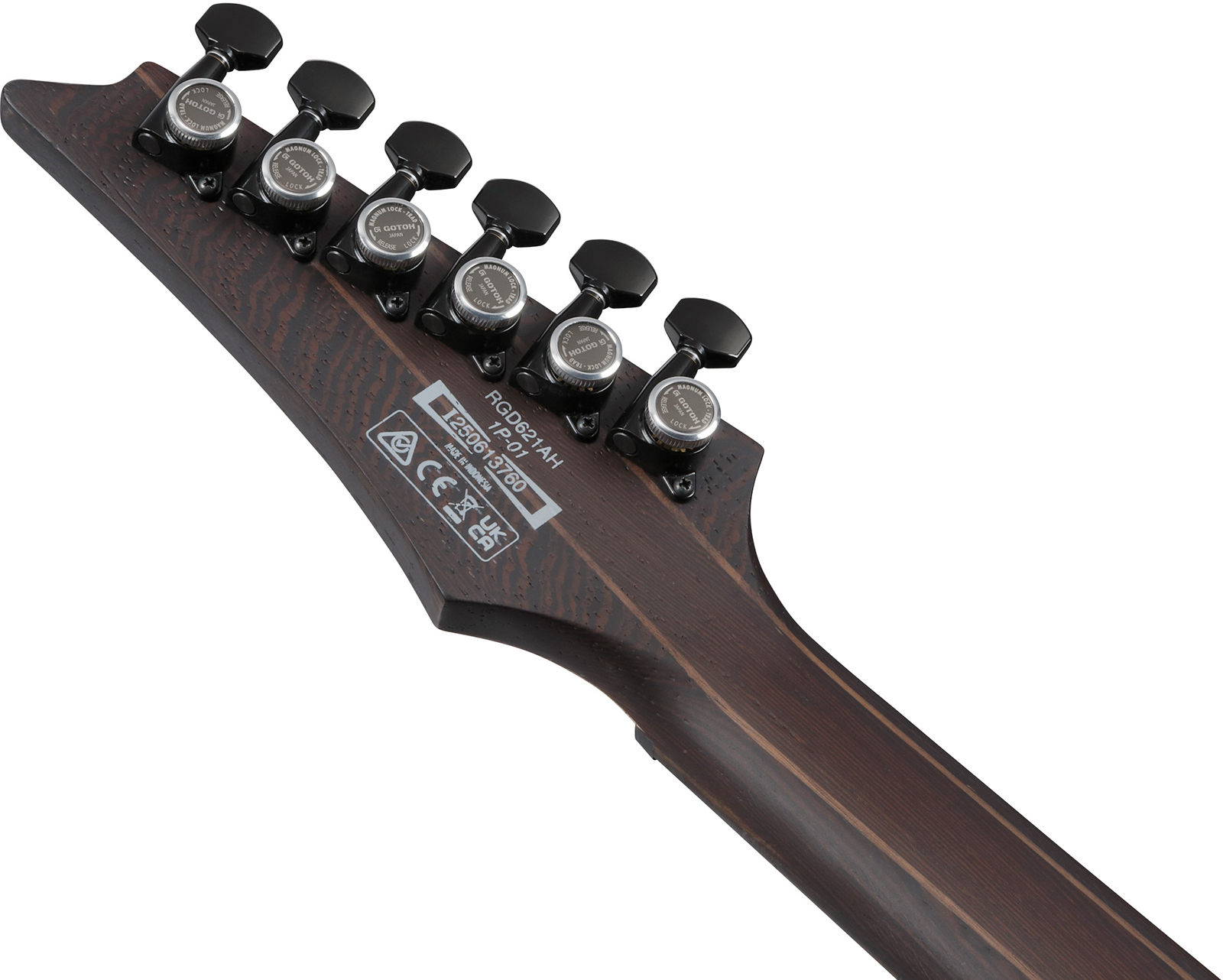 Ibanez Rgd621ah Mnf Iron Label Baryton 2h Dimarzio Ht Eb - Midnight Shade Flat - Bariton elektrische gitaar - Variation 4