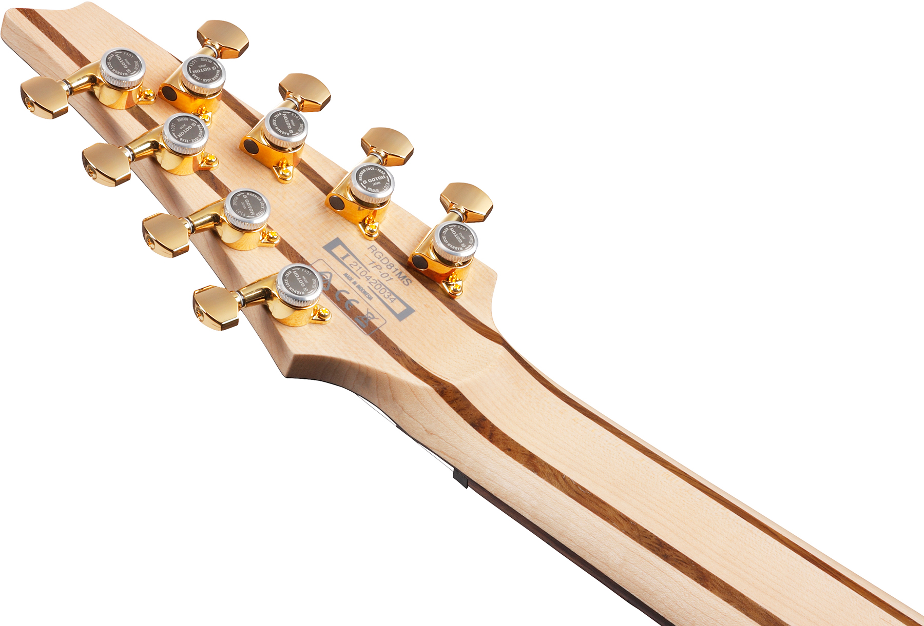 Ibanez Rgdms8 Csm Axe Design Lab 8c Multiscale 2h Fishman Fluence Modern Ht Eb - Classic Silver Matte - 8 en 9 snarige elektrische gitaar - Variation 