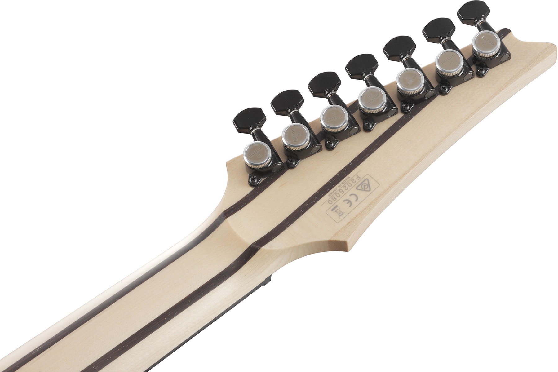 Ibanez Rgdr4427fx Ntf Prestige Jap 7c Baryton Hh Dimarzio Ht Eb +etui - Natural Flat - 7-snarige elektrische gitaar - Variation 4