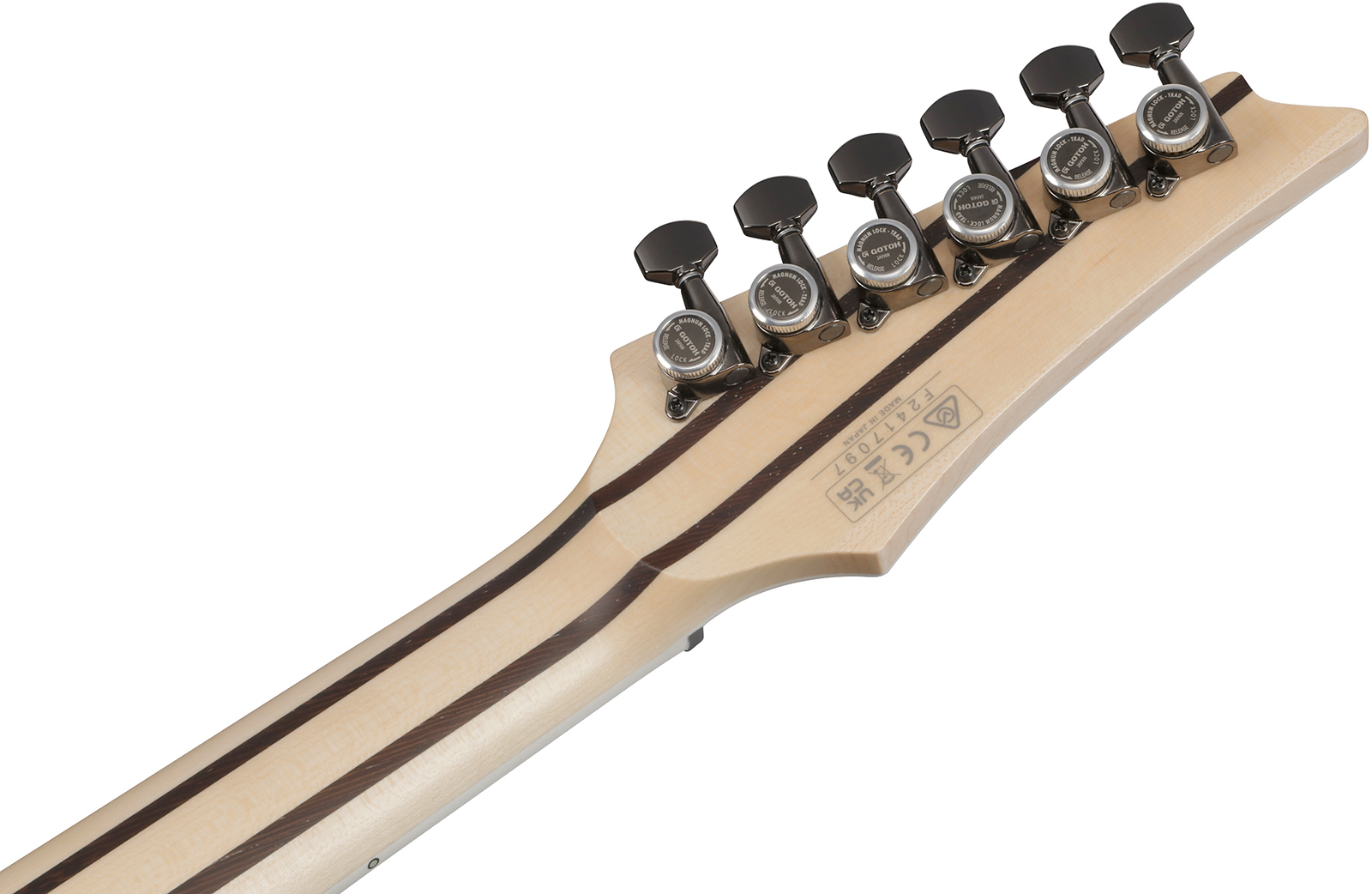 Ibanez Rgr5221r Tfr Prestige Jap 2h Bare Knuckle Ht Rw - Transparent Fluorescent Orange - Elektrische gitaar in Strat vorm - Variation 4