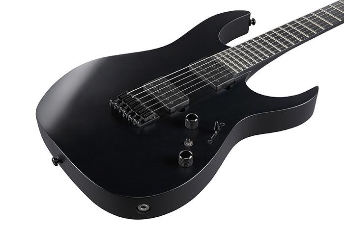 Ibanez Rgrtb621 Bkf Axion Label Hh Dimarzio Ht Eb - Black Flat - Elektrische gitaar in Str-vorm - Variation 2