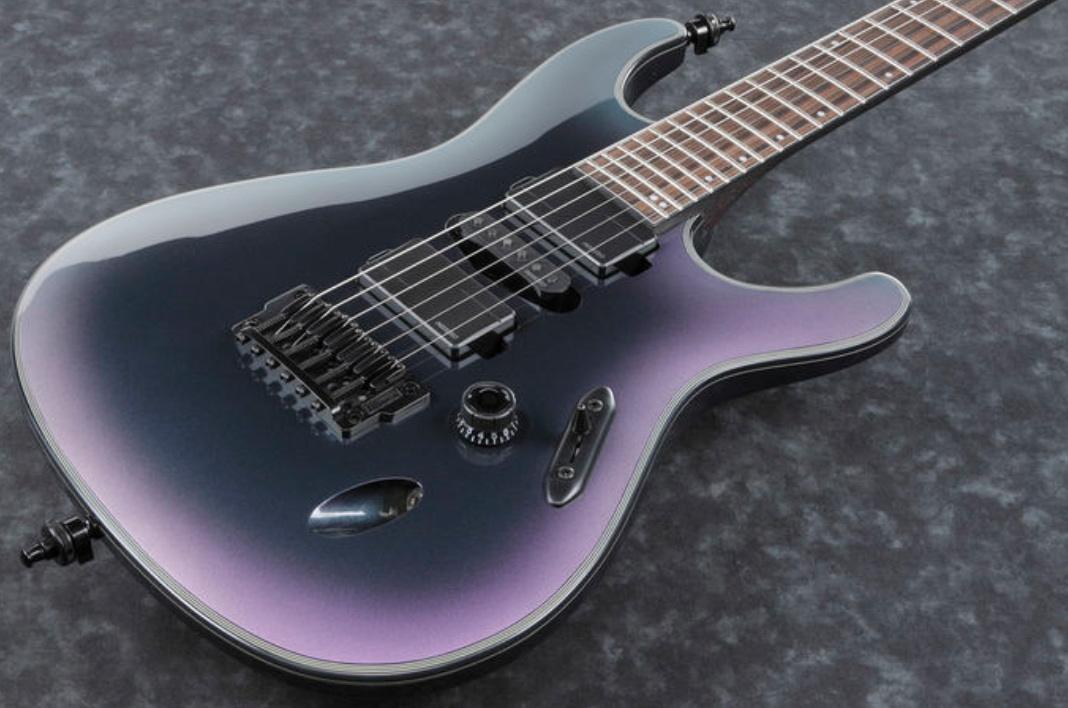 Ibanez S671alb Bab Axion Label Hsh Fishman Fluence Ht Eb - Black Aurora Burst - Elektrische gitaar in Str-vorm - Variation 1