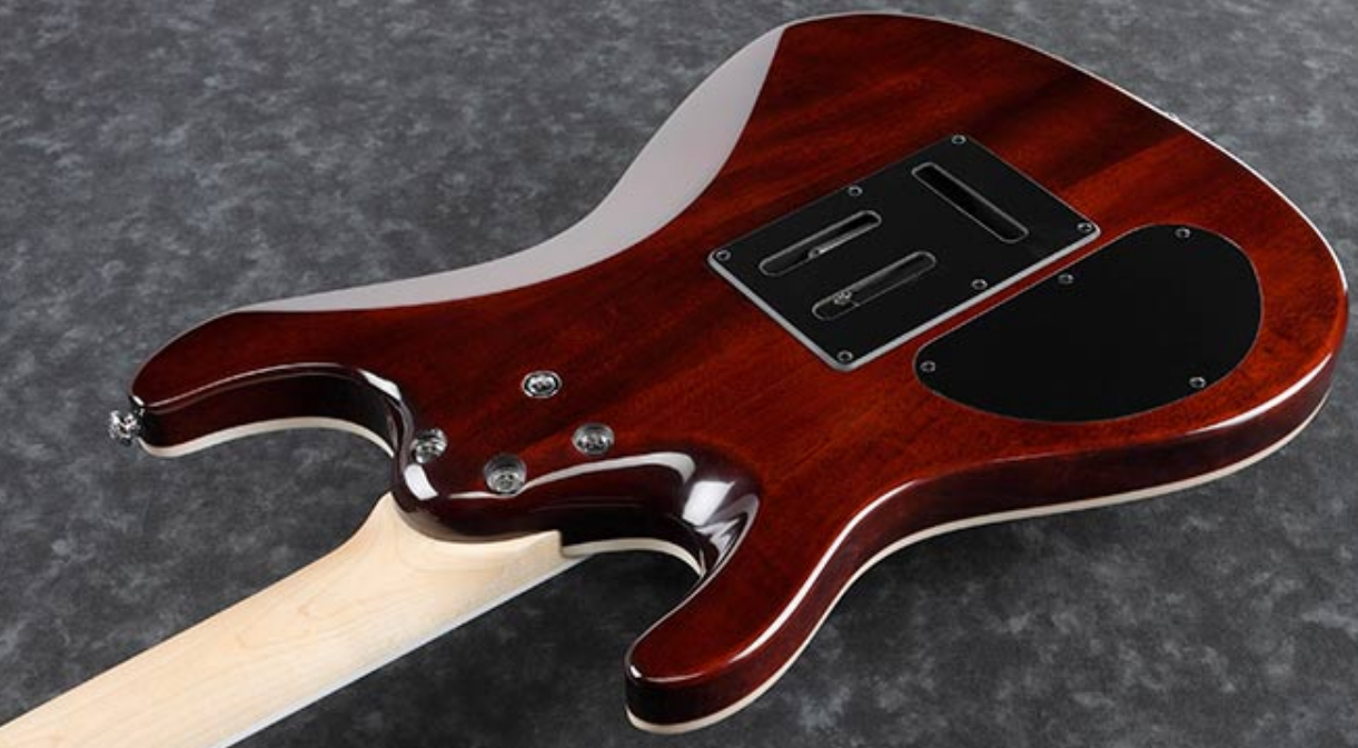 Ibanez Sa360nqm Bmg Standard Hss Trem Jat - Black Mirage Gradation Low Gloss - Elektrische gitaar in Str-vorm - Variation 3