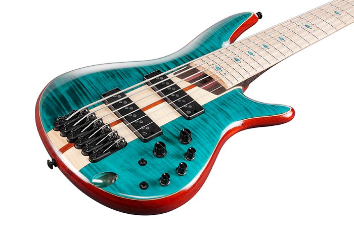 Ibanez Sr1426b Cgl Premium 6c Active Mn - Caribbean Green - Solid body elektrische bas - Variation 2