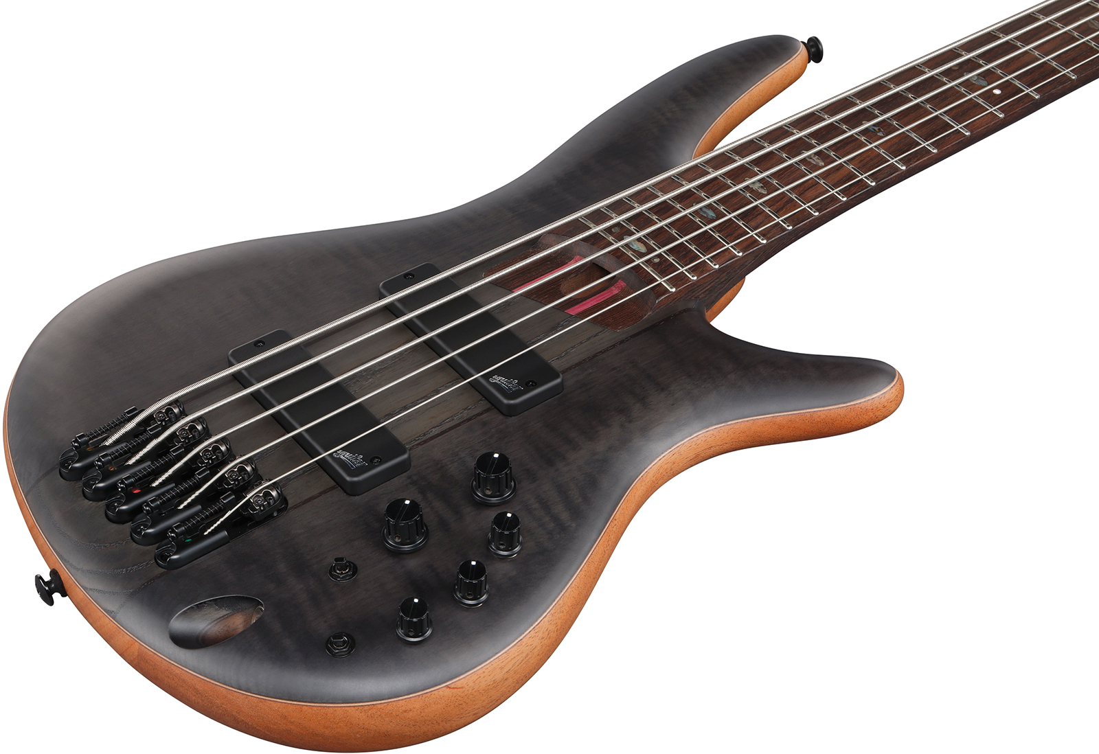 Ibanez Sr1455dw Tgf Premium 5c Active Rw - Transparent Gray Flat - Solid body elektrische bas - Variation 2
