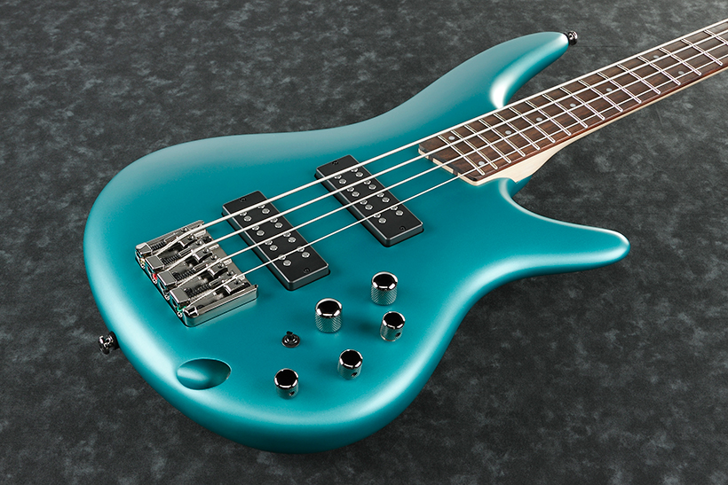 Ibanez Sr300e Jsm Standard - Jet Stream Green Matte - Solid body elektrische bas - Variation 1