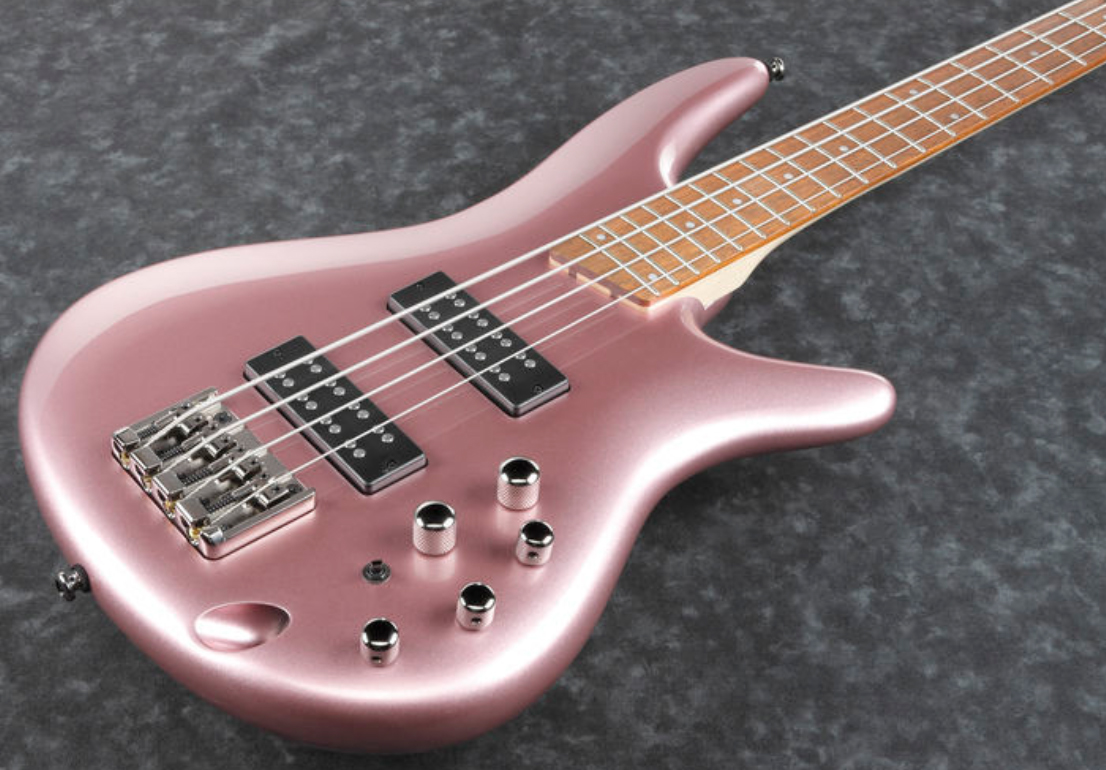 Ibanez Sr300e Pgm Standard Active Jat - Pink Gold Metallic - Solid body elektrische bas - Variation 1