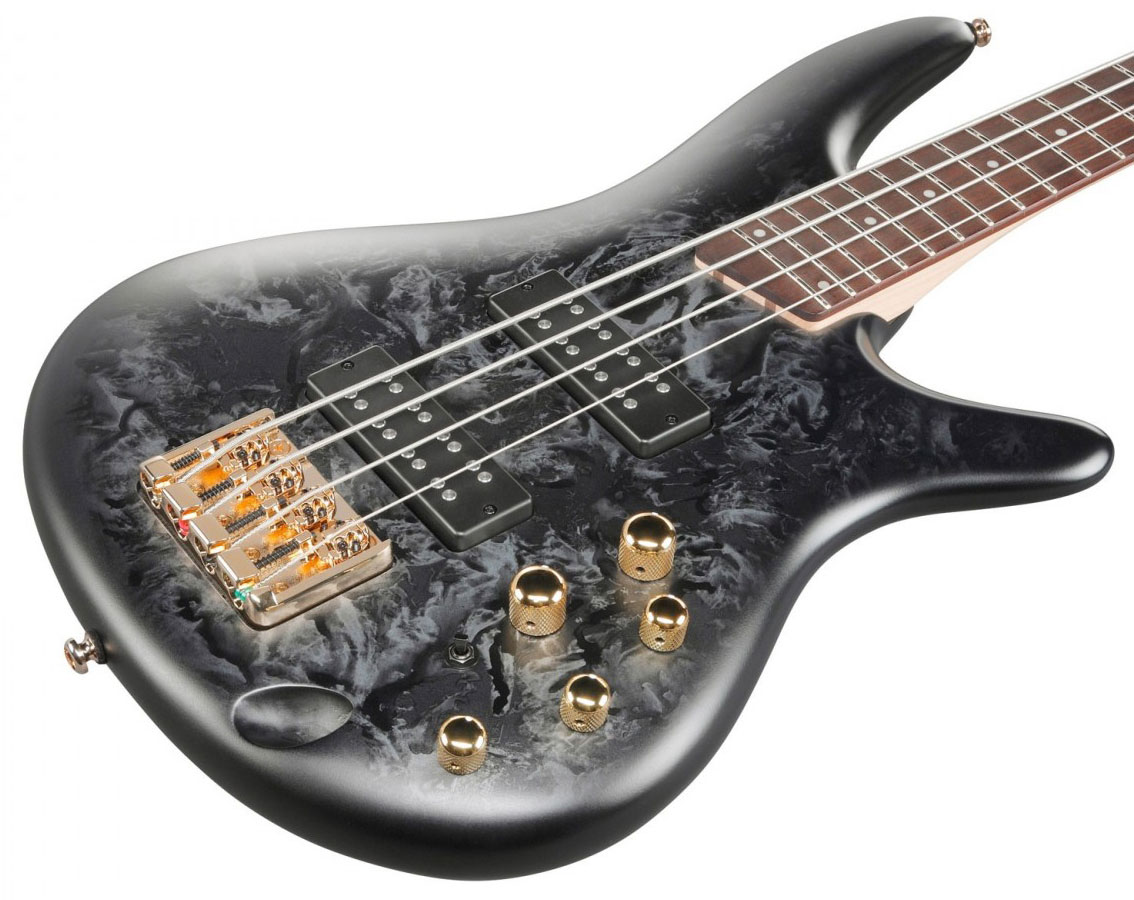 Ibanez Sr300edx Bzm Standard Active Jat - Black Ice Frozen Matte - Solid body elektrische bas - Variation 2