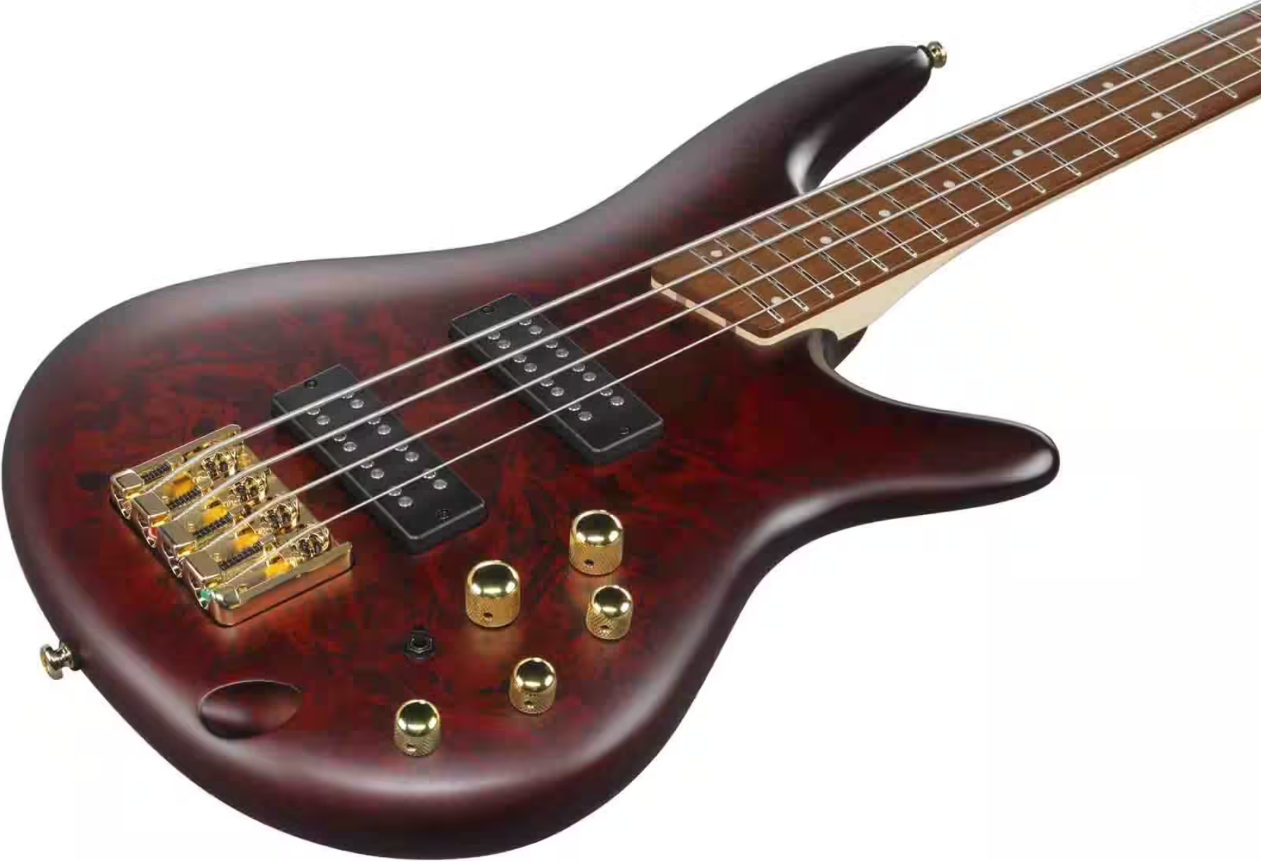 Ibanez Sr300edx Wzm Standard Active Jat - Wine Red Frozen Matte - Solid body elektrische bas - Variation 2