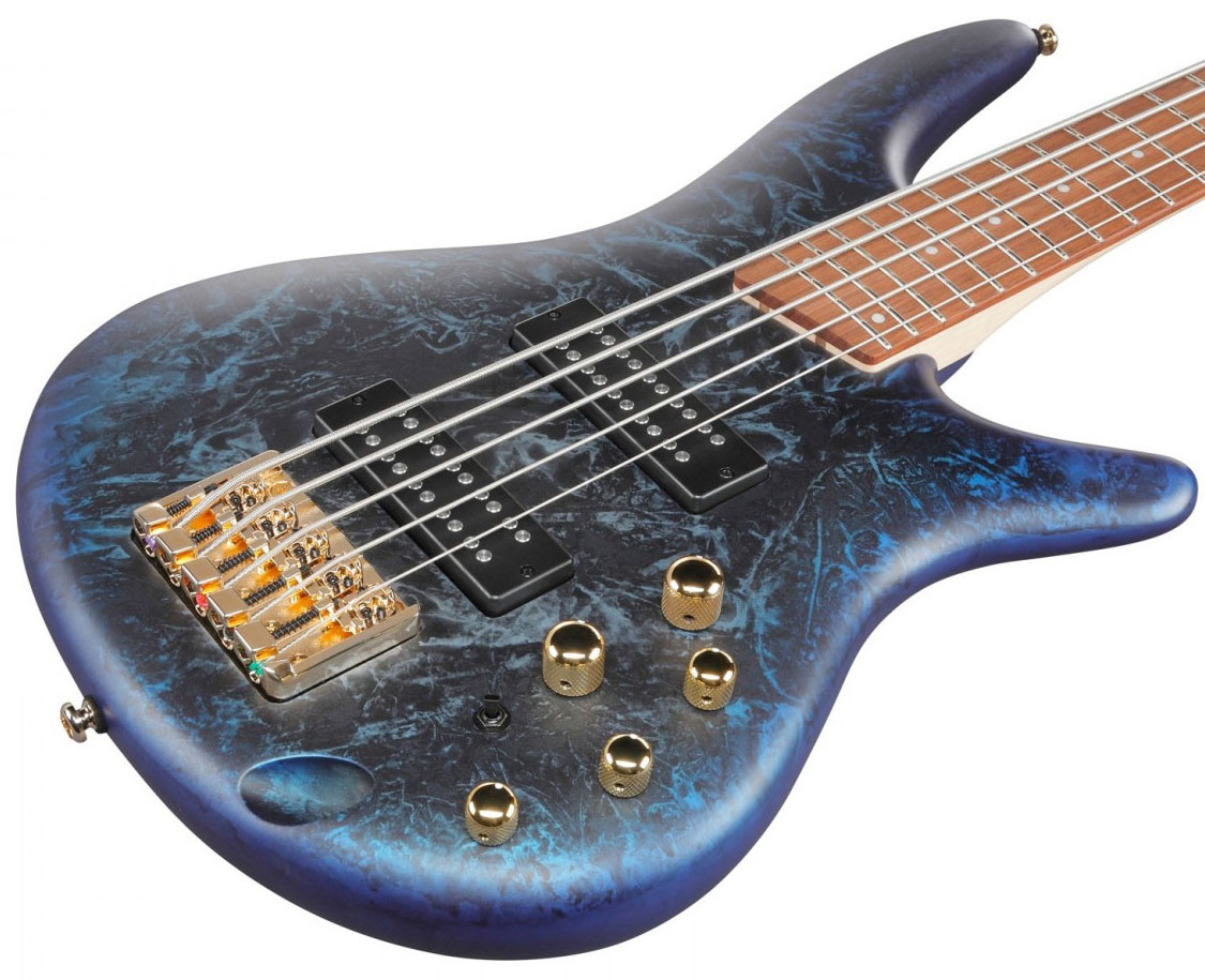 Ibanez Sr305edx Czm Standard 5c Active Jat - Cosmic Blue Frozen Matte - Solid body elektrische bas - Variation 2