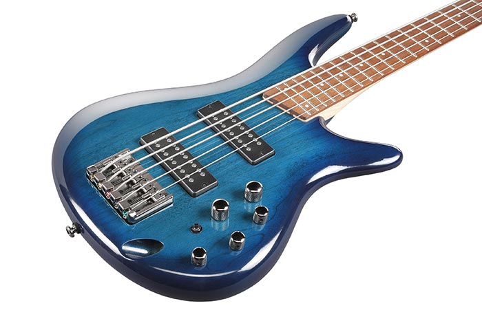 Ibanez Sr375e Spb Standard 5c Active Jat - Sapphire Blue - Solid body elektrische bas - Variation 2