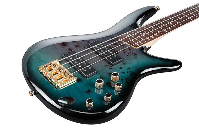 Ibanez Sr400epbdx Tsu Standard Active Jat - Tropical Seafloor Burst - Solid body elektrische bas - Variation 2