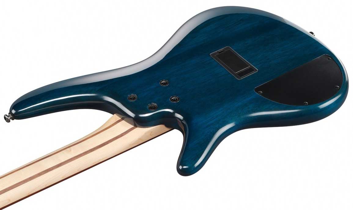 Ibanez Sr400eqm Scb Standard Active Jat - Stain Cosmic Blue Stardust - Solid body elektrische bas - Variation 3