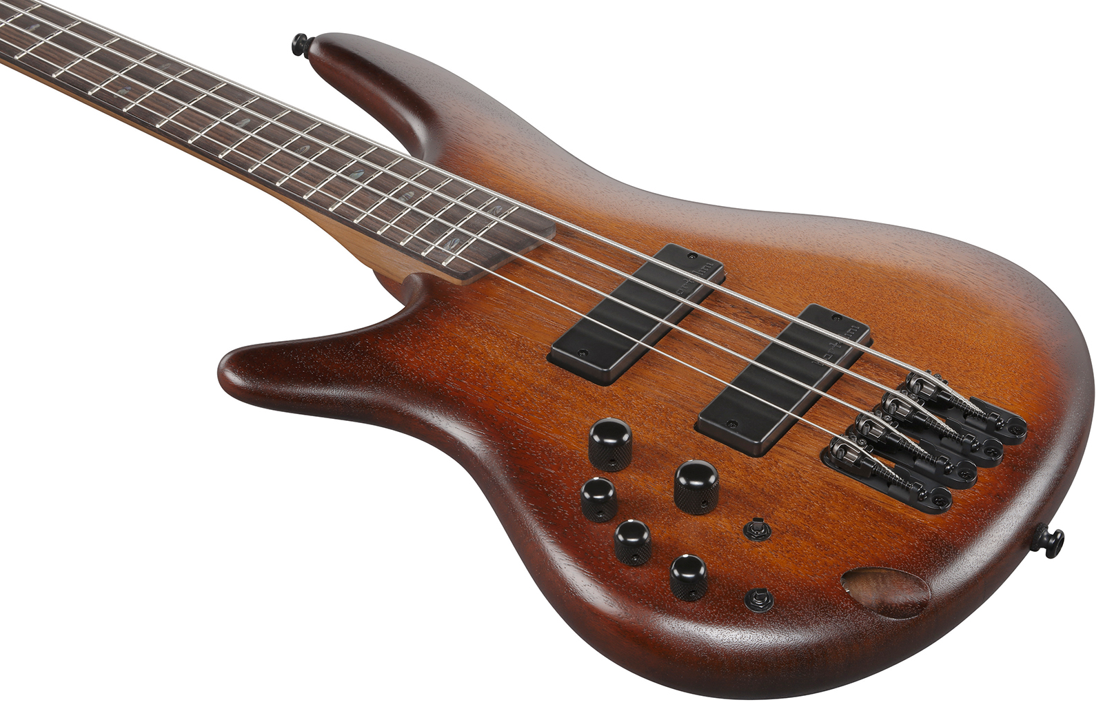 Ibanez Sr500al Mhl Standard Gaucher Active Bartolini Rw - Mahogany Brown Burst Low Gloss - Solid body elektrische bas - Variation 2