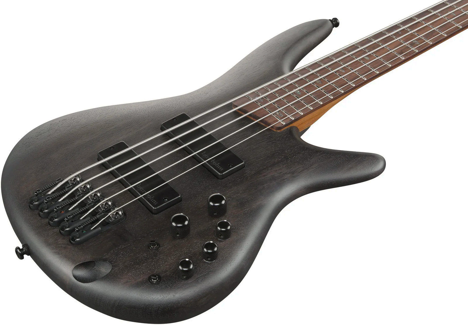 Ibanez Sr505a Tgf Standard 5c Active Bartolini Rw - Transparent Gray Flat - Solid body elektrische bas - Variation 2