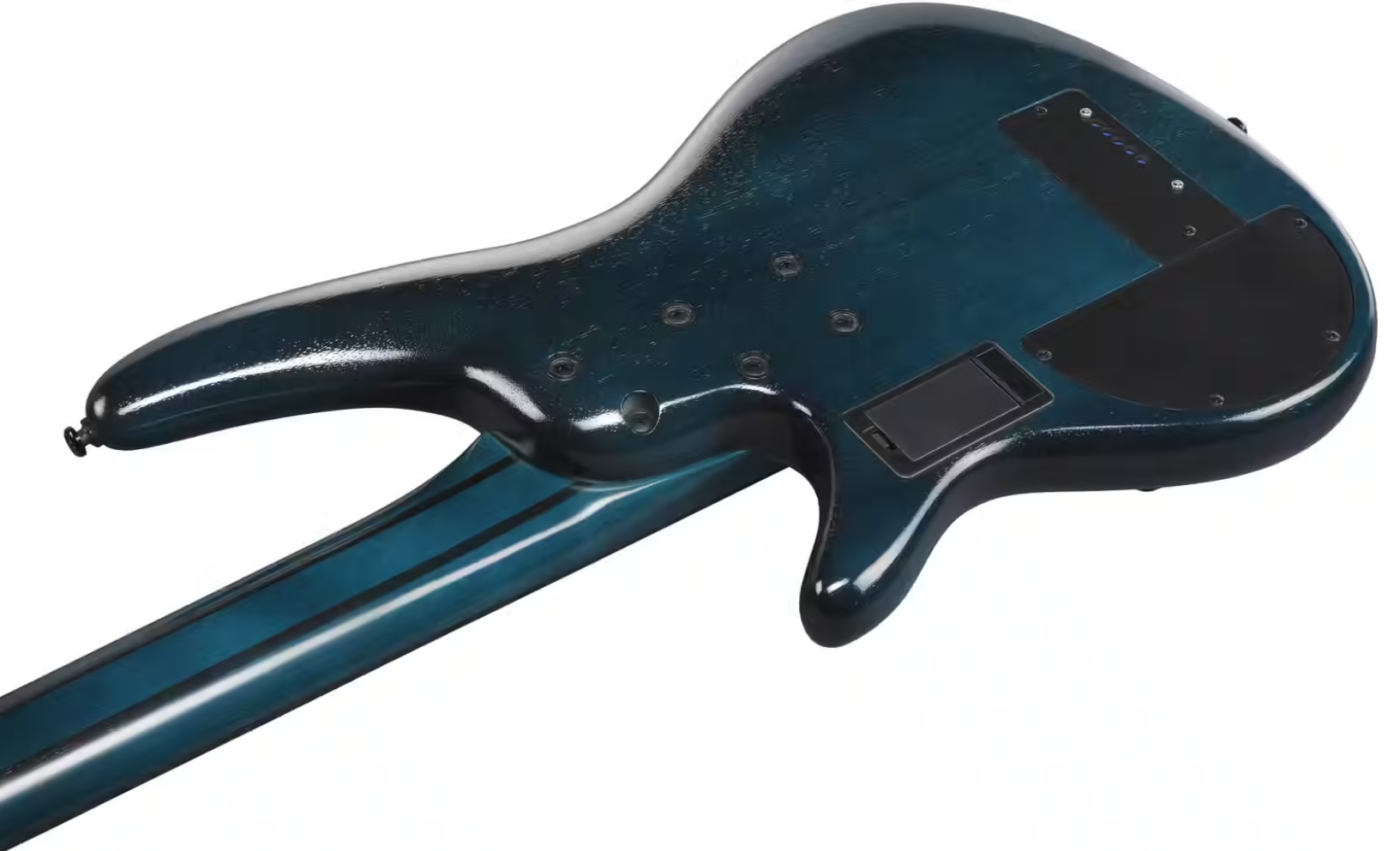 Ibanez Srd905 Ctl Workshop 5c Active Piezo Pp - Cosmic Blue Starburst Low Gloss - Hollow body elektrische bas - Variation 3