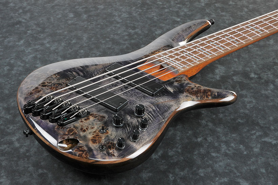 Ibanez Srms805 Dtw Workshop 5c Multiscale Active Bartolini Pp - Deep Twilight - Solid body elektrische bas - Variation 3