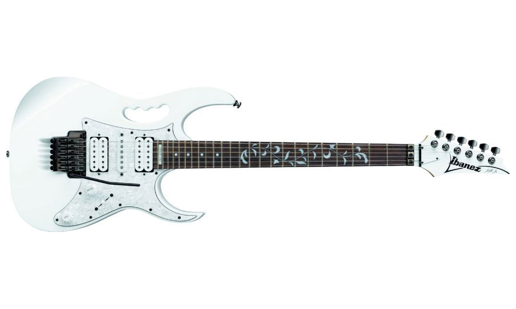 Ibanez Steve Vai Jem555 Wh Hsh Fr Rw - White - Elektrische gitaar in Str-vorm - Variation 1