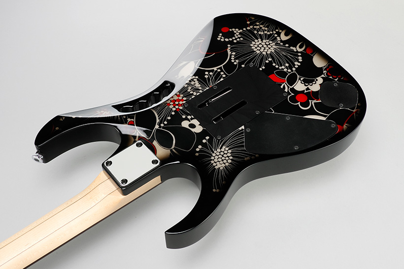 Ibanez Steve Vai Jem77 Fp2 Prestige Japon Signature - Floral Pattern 2 - Elektrische gitaar in Str-vorm - Variation 2