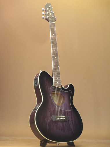 Ibanez Tcm50 Tks Talman Cw Frene Acajou - Transparent Black Sunburst - Westerngitaar & electro - Variation 2