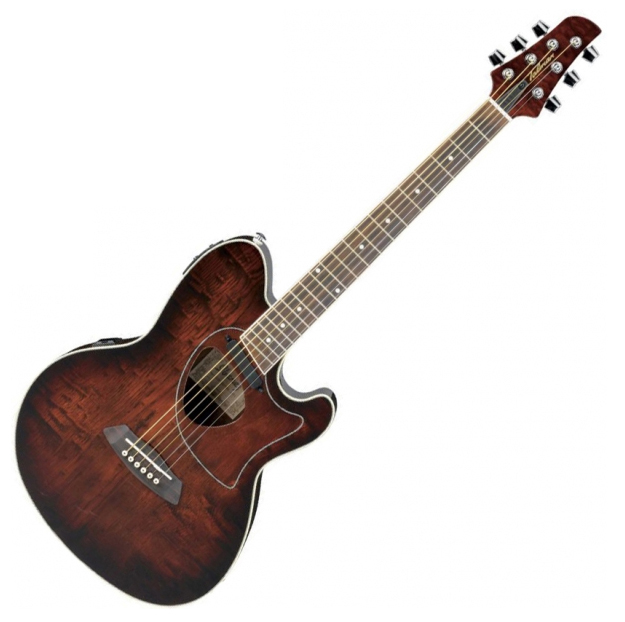 Ibanez Tcm50 Vbs Talman Cw Frene Sapele Pur - Vintage Brown Sunburst - Elektro-akoestische gitaar - Variation 6