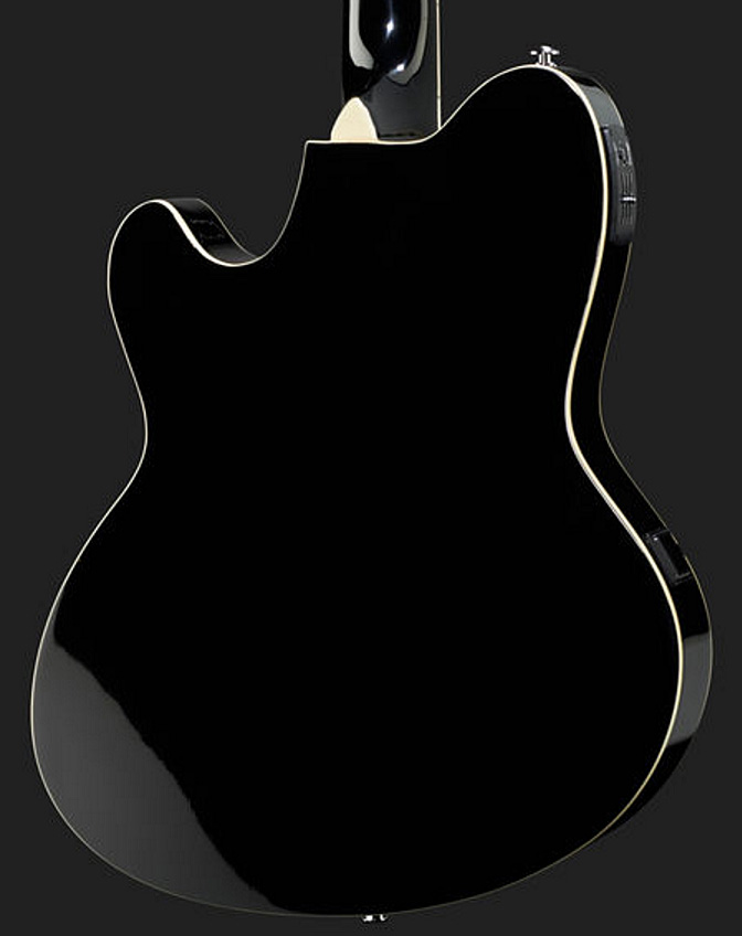 Ibanez Tcy10e Bk Talman Cw Epicea Sapele Pur - Black - Folk gitaar - Variation 3