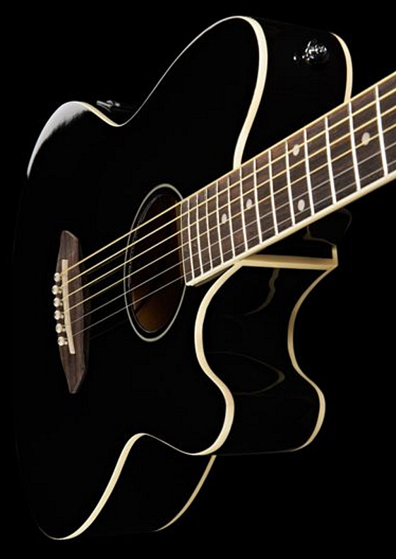 Ibanez Tcy10e Bk Talman Cw Epicea Sapele Pur - Black - Folk gitaar - Variation 4