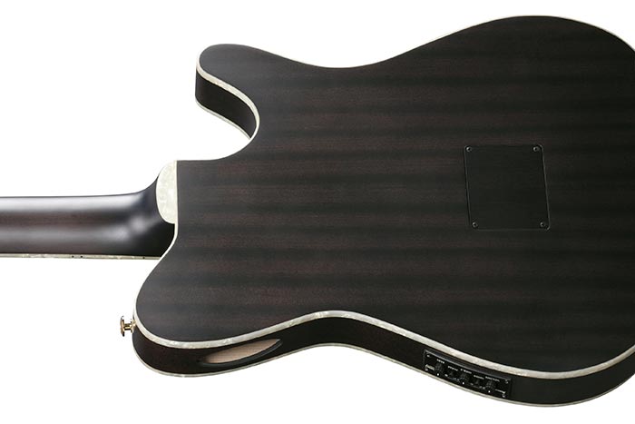 Ibanez Tim Henson Tod10n Tkf Ind Signature Lh Gaucher Epicea Sapele Rw - Transparent Black Flat - Klassieke gitaar 4/4 - Variation 2