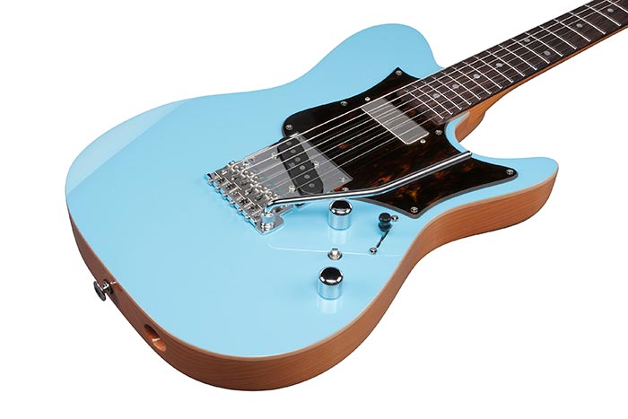 Ibanez Tom Quayle Tqms1 Ctb Jap Signature Smh Trem Rw - Celeste Blue - Televorm elektrische gitaar - Variation 2