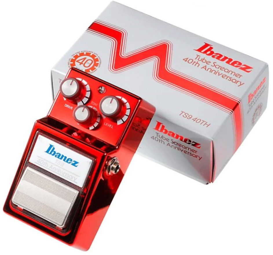 Ibanez Tube Screamer Ts940th 40th Anniversary Ltd Metallic Red - Overdrive/Distortion/fuzz effectpedaal - Variation 1