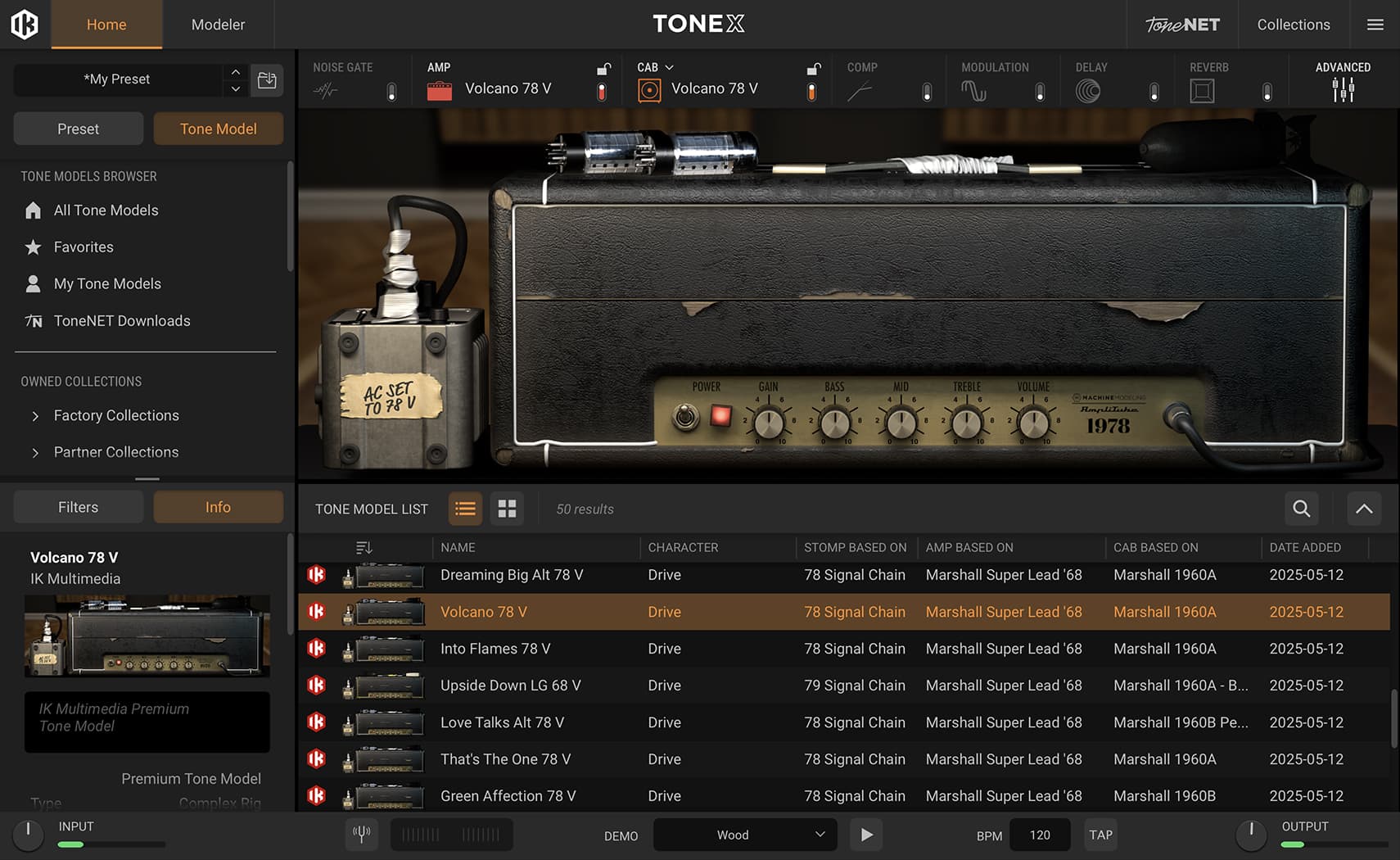 Ik Multimedia Tonex One Brown Sound Ltd Yellow - Simulatie van gitaarversterkermodellering - Variation 3