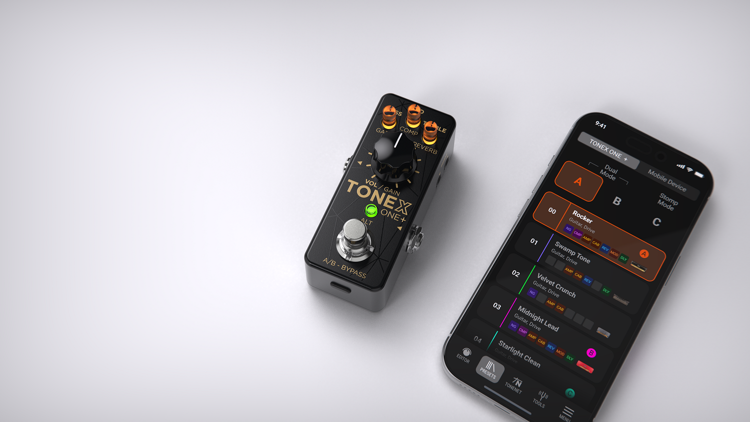 Ik Multimedia Tonex One + - Simulatie van gitaarversterkermodellering - Variation 1