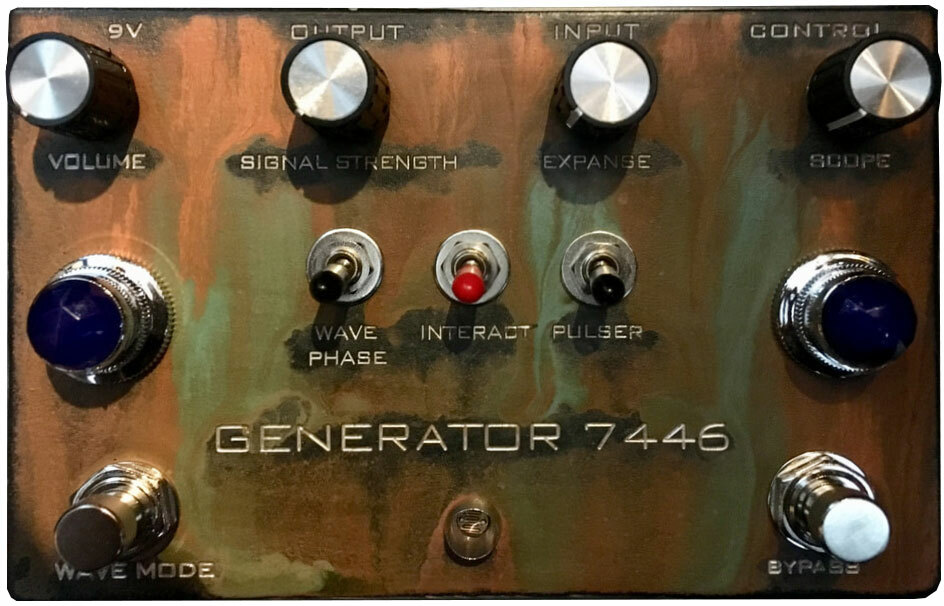 Industrialectric Generator 7446 Fuzz - Overdrive/Distortion/fuzz effectpedaal - Main picture