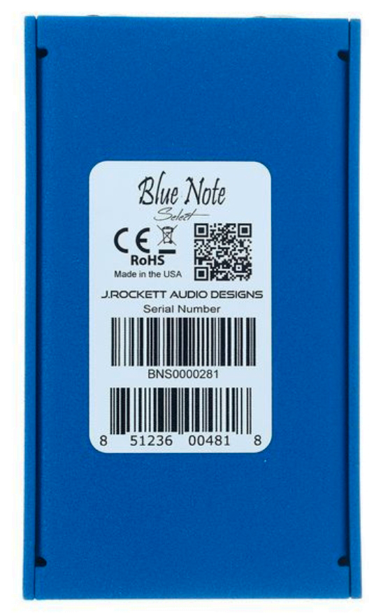 J. Rockett Audio Designs Blue Note Select Overdrive - Overdrive/Distortion/fuzz effectpedaal - Variation 2
