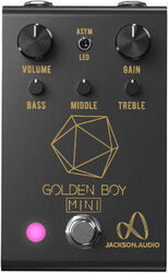 Overdrive/distortion/fuzz effectpedaal Jackson audio Golden Boy Mini Black