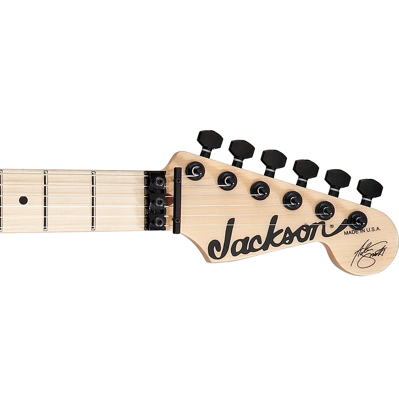 Jackson Adrian Smith San Dimas Sdx Signature Hss Fr Mn - Snow White - Elektrische gitaar in Str-vorm - Variation 3