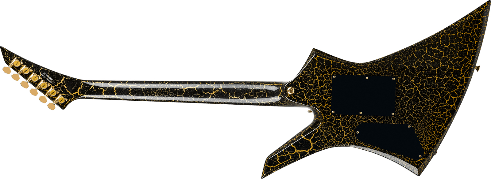 Jackson Brandon Ellis Kelly Ke27 Signature Pro Plus Hs Seymour Duncan Fr Mn - Gold Crackle - Metal elektrische gitaar - Variation 1