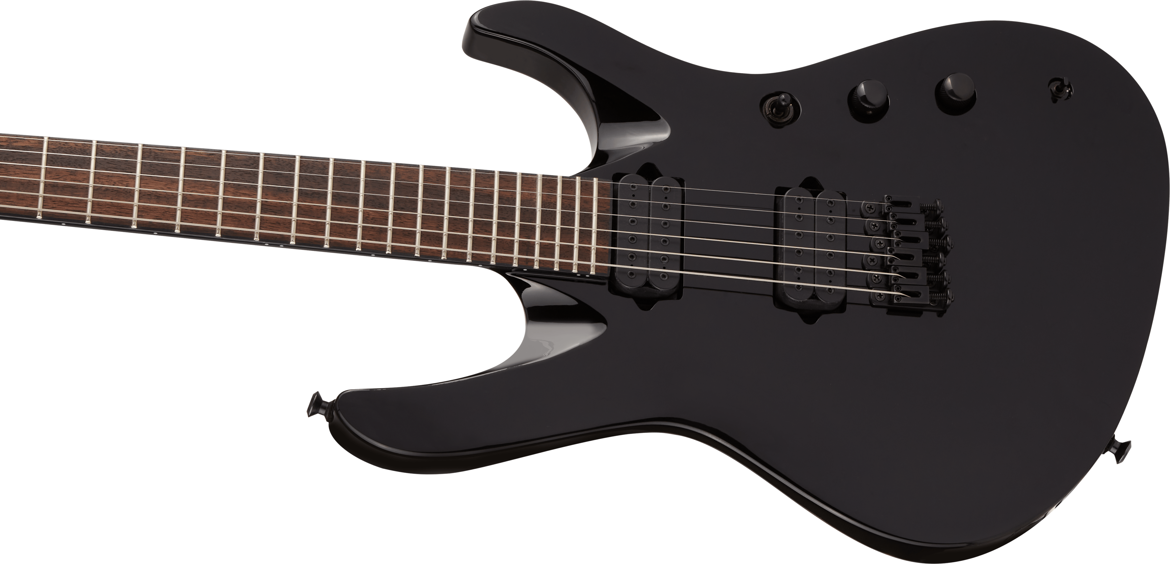Jackson Chris Broderick Soloist 6 Pro Signature 2h Dimarzio Ht Lau - Gloss Black - Elektrische gitaar in Str-vorm - Variation 3