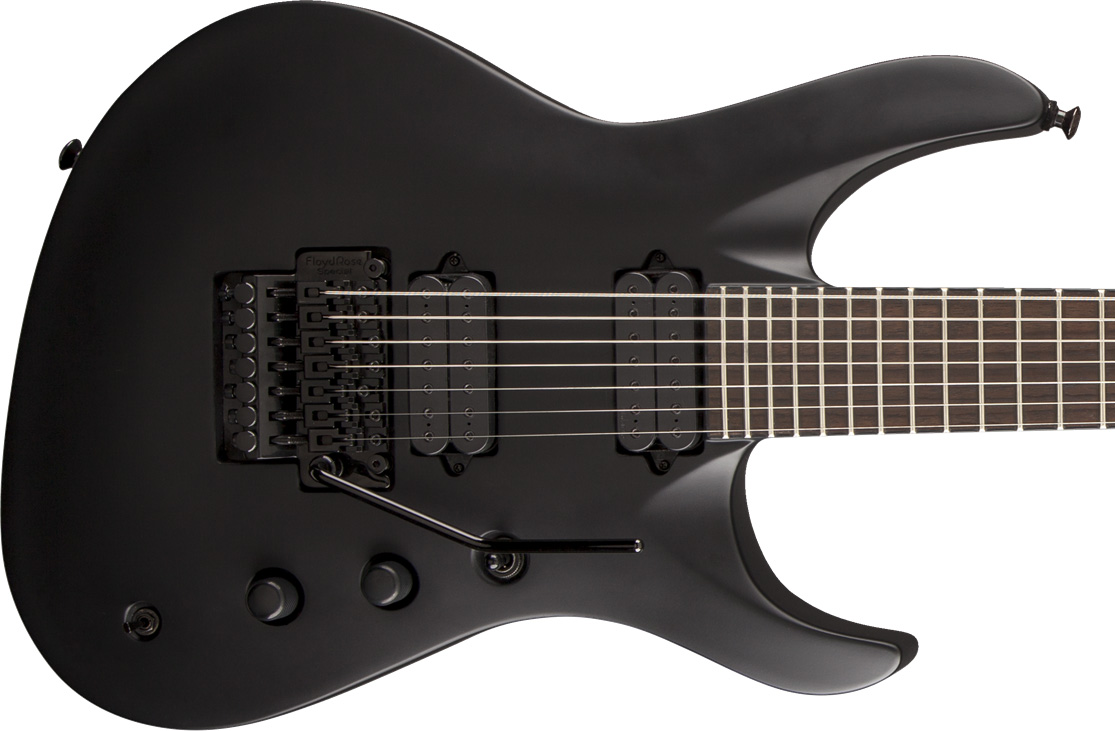 Jackson Chris Broderick Soloist 7 Pro - Satin Black - 7-snarige elektrische gitaar - Variation 2